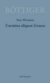 Carmina aliquot Graeca : Karl August Böttigers Griechische Gedichte