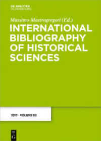 International Bibliography of Historical Sciences. Band 82 2013