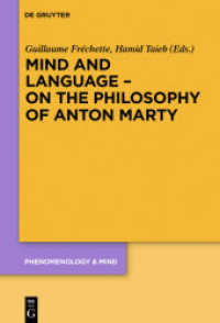 Mind and Language - On the Philosophy of Anton Marty (Phenomenology & Mind 19)
