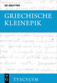 Griechische Kleinepik : Griechisch - deutsch (Sammlung Tusculum)