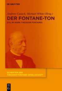 Der Fontane-Ton : Stil im Werk Theodor Fontanes (Schriften der Theodor Fontane Gesellschaft 13)