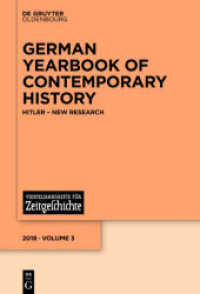 German Yearbook of Contemporary History. Volume 3 Hitler - New Research