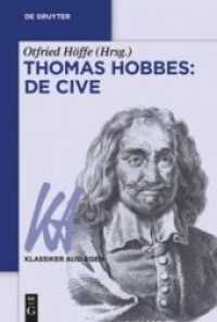 Thomas Hobbes: De Cive (Klassiker Auslegen 68)