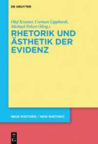 Rhetorik und Ästhetik der Evidenz (neue rhetorik / new rhetoric 30)