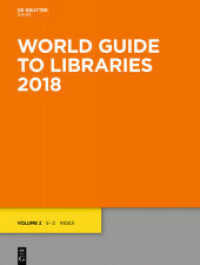World Guide to Libraries 2018， 2 Teile : eBookPlus