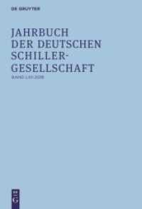 Jahrbuch der Deutschen Schillergesellschaft. Band 62 2018 Bd.62 (Jahrbuch der Deutschen Schillergesellschaft Band 62) （2018. VI, 416 S.）