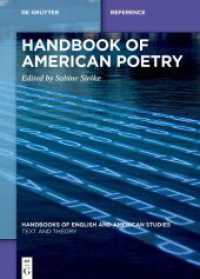 Handbook of American Poetry (Handbooks of English and American Studies 17) （2025. XXIX, 465 S. 240 mm）