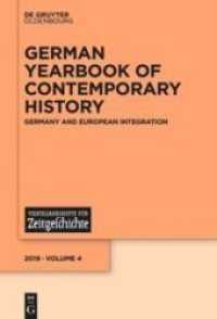German Yearbook of Contemporary History. Volume 4 Germany and European Integration