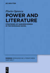 Power and Literature : Habilitationsschrift (Mimesis 71)
