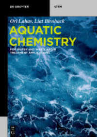 Aquatic Chemistry : for Water and Wastewater Treatment Applications (De Gruyter Textbook)
