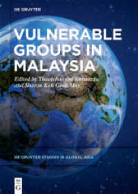 Vulnerable Groups in Malaysia (De Gruyter Studies in Global Asia) -- Paperback / softback
