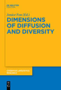 Dimensions of Diffusion and Diversity (Cognitive Linguistics Research [CLR] 63)