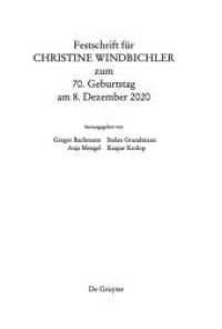 Festschrift für Christine Windbichler zum 70. Geburtstag am 8. Dezember 2020 （2020. XXIII, 1513 S. 1 b/w ill. 230 mm）