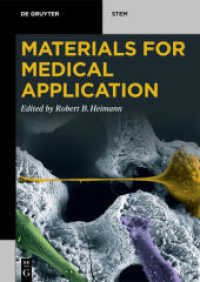 Materials for Medical Application (De Gruyter STEM)