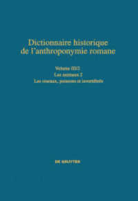 Dictionnaire historique de l'anthroponymie romane (Patronymica Romanica). Volume III/2 Les animaux 2 : Les oiseaux， poissons et invertébrés