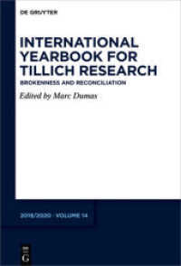 Brokenness and Reconciliation : Yearbook 2019/2020 (International Yearbook for Tillich Research / Internationales Jahrbuch für die Tillich-Forschung / Anna)