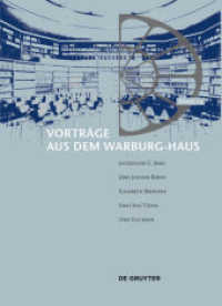 Vorträge aus dem Warburg-Haus. Band 14 Vorträge aus dem Warburg-Haus (Vorträge aus dem Warburg-Haus Band 14) （2020. 170 S. 85 b/w ill. 240 mm）