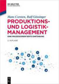 Produktions- und Logistikmanagement : Eine prozessorientierte Einführung (Lehr- und Handbücher der Betriebswirtschaftslehre)