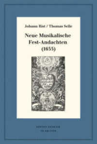 Neue Musikalische Fest-Andachten (1655) : Kritische Ausgabe und Kommentar. Kritische Edition des Notentextes (Neudrucke deutscher Literaturwerke. N. F. 100)
