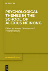 Psychological Themes in the School of Alexius Meinong (Meinong Studies / Meinong Studien 10)
