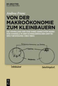 Von der Makroökonomie zum Kleinbauern : Die Wandlung der Idee eines gerechten Nord-Süd-Handels in der schweizerischen Dritte-Welt-Bewegung (1964-1984)