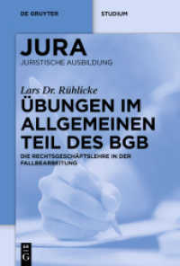 Übungen im Allgemeinen Teil des BGB : Die Rechtsgeschäftslehre in der Fallbearbeitung (Jura Übungen)
