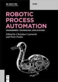 Robotic Process Automation : Management, Technology, Applications (De Gruyter Stem) -- Paperback / softback