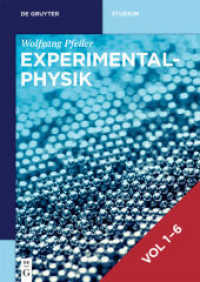 Wolfgang Pfeiler: Experimentalphysik. Band 1-6 Set Experimentalphysik, 6 Teile (De Gruyter Studium) （2. Aufl. 2021. CXLII, 2332 S. 240 mm）