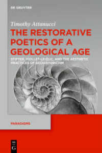 The Restorative Poetics of a Geological Age : Dissertationsschrift (Paradigms 11)