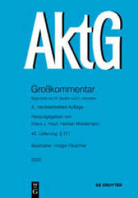 Aktiengesetz. Lieferung 42   311 (Großkommentare der Praxis)