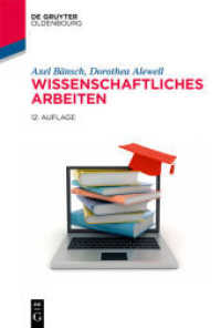 Wissenschaftliches Arbeiten (De Gruyter Studium)