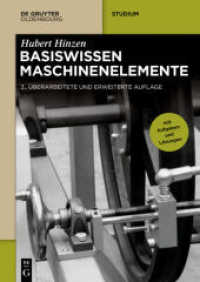 Basiswissen Maschinenelemente (De Gruyter Studium)