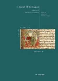 In Search of the Culprit : Aspects of Medieval Authorship (Andere Ästhetik - Studien 1) （2022. 298 S. 20 col. ill., 9 col. graphics. 240 mm）