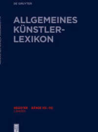 Allgemeines Künstlerlexikon (AKL). Register zu den Bänden 101-110. Teil 1 Länder (Allgemeines Künstlerlexikon (AKL). Register zu den Bänden 101-110 Teil 1)