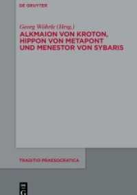 Alkmaion von Kroton， Hippon von Metapont und Menestor von Sybaris (Traditio Praesocratica 4)