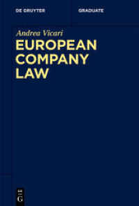 European Company Law (De Gruyter Studium)