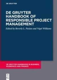 De Gruyter Handbook of Responsible Project Management (De Gruyter Handbooks in Business, Economics and Finance) -- Hardback