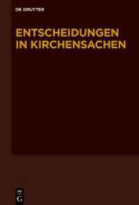 Entscheidungen in Kirchensachen seit 1946. Band 72 1.7.2018-31.12.2018 (Entscheidungen in Kirchensachen seit 1946 Bd. 72)
