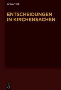 Entscheidungen in Kirchensachen seit 1946. Band 73 1.1.2019-30.06.2019