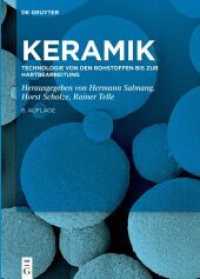 Keramik. Band 3 Technologie von den Rohstoffen bis zur Hartbearbeitung (Keramik Band 3)
