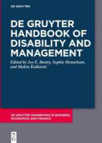 De Gruyter Handbook of Disability and Management (De Gruyter