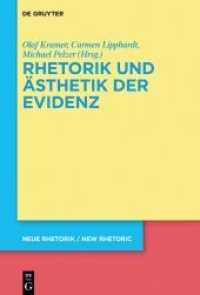Rhetorik und Ästhetik der Evidenz (neue rhetorik / new rhetoric 30)