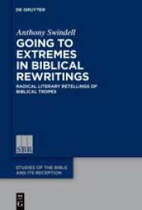Going to Extremes in Biblical Rewritings : Radical Literary Retellings of Biblical Tropes (Studies of the Bible and Its Reception (Sbr)) -- Hardback