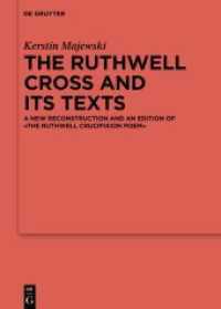 The Ruthwell Cross and its Texts : A New Reconstruction and an Edition of The Ruthwell Crucifixion Poem. Dissertationsschrift (Ergänzungsbände zum Reallexikon der Germanischen Altertumskunde 132)