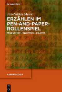 Erzählen im Pen-and-Paper-Rollenspiel : Produktion - Rezeption - Didaktik (Narratologia 84)