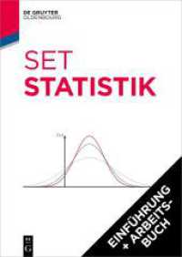 Set Lehr- und Arbeitsbuch "Statistik" (De Gruyter Studium) （2022. XXII, 484 S. 240 mm）