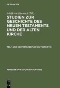 Zur neutestamentlichen Textkritik (Arbeiten zur Kirchengeschichte 19)