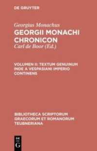 Textum genuinum inde a Vespasiani imperio continens (Bibliotheca scriptorum Graecorum et Romanorum Teubneriana)