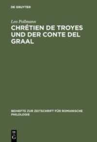 Chrétien de Troyes und der Conte del Graal (Beihefte zur Zeitschrift für romanische Philologie 110)