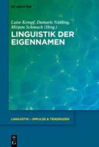 Linguistik der Eigennamen (Linguistik - Impulse & Tendenzen 88)